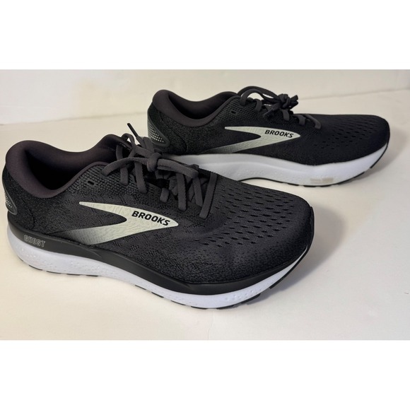 Brooks Shoes - Brooks Ghost 16 Running Shoes Women 11 Black Grey White 1204071B090 Neutral NEW